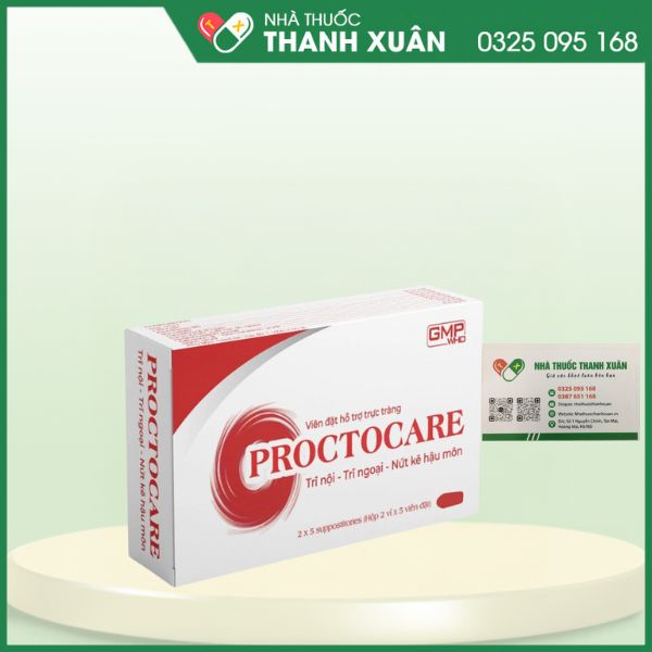 Proctocare làm lành vết thương, săn se, co búi trĩ